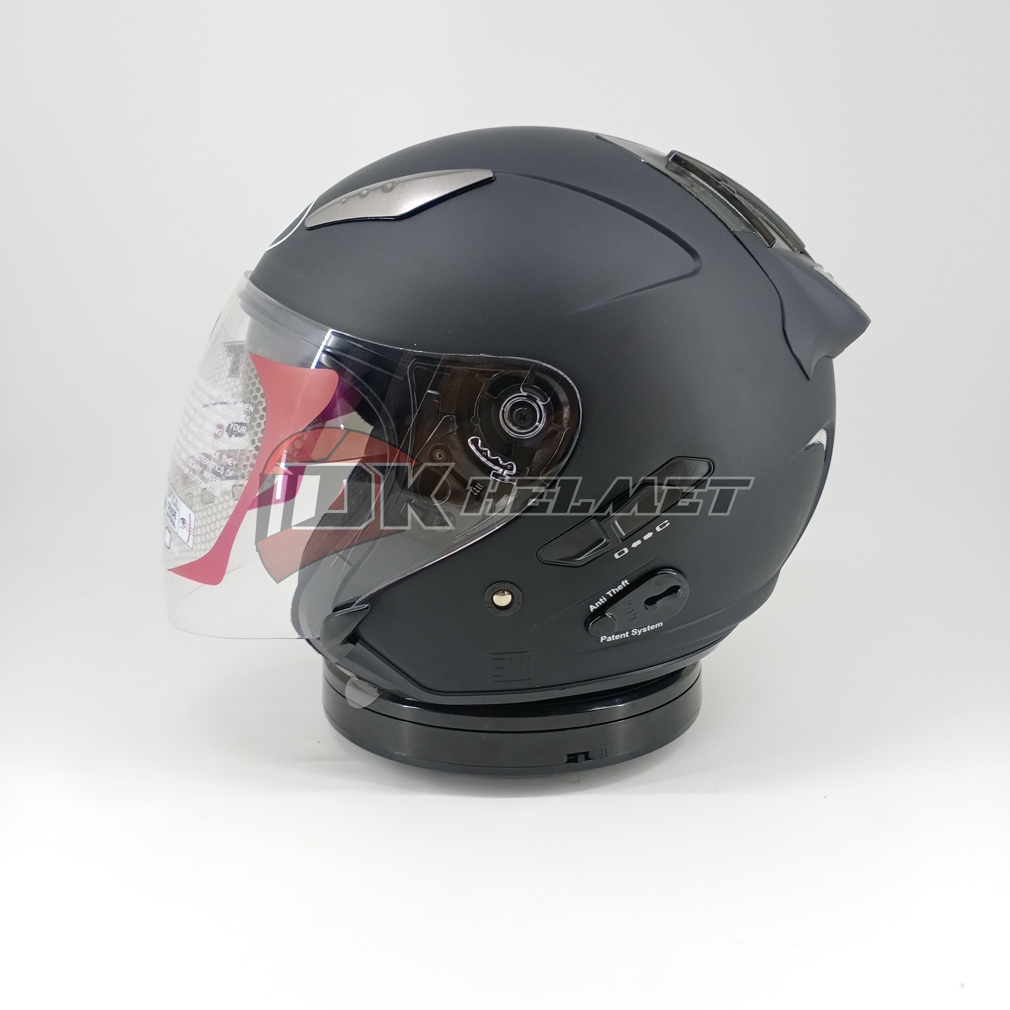 helm kyt galaxy slide double visor