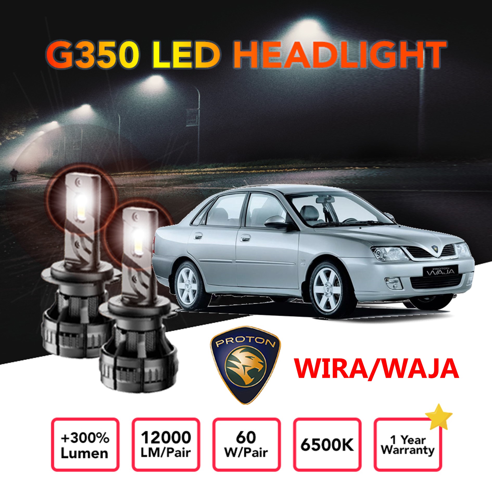 waja headlamp bulb