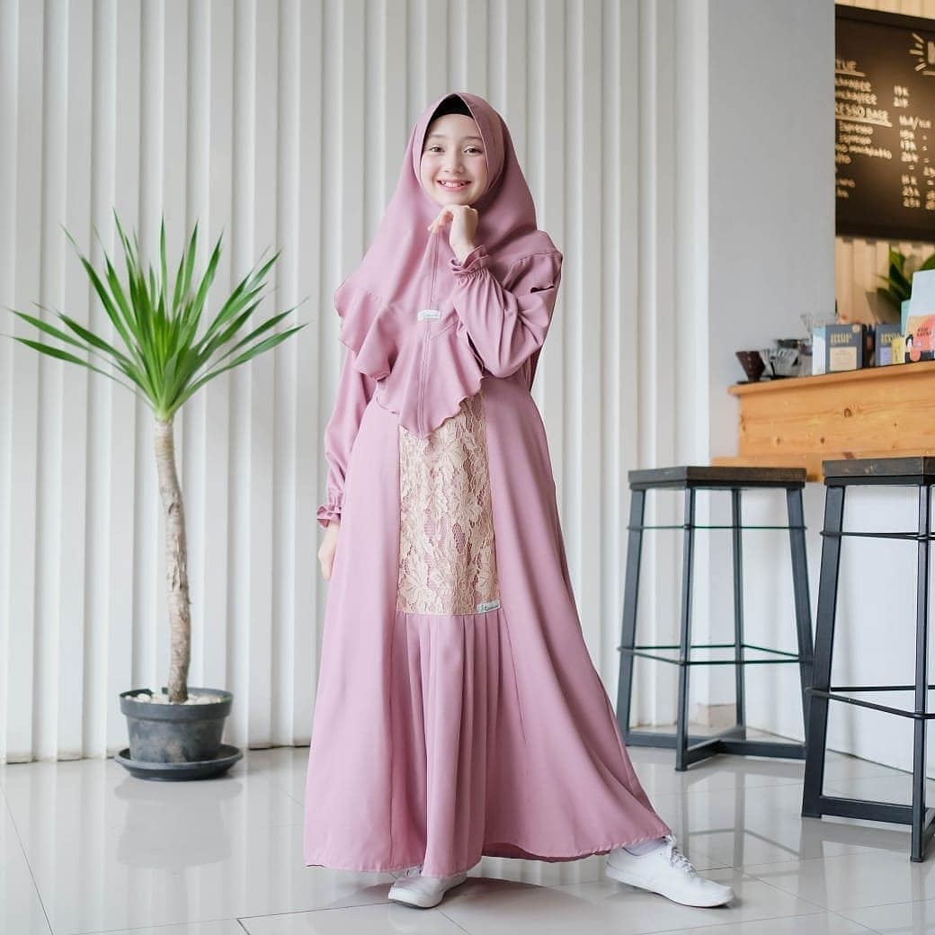 Harga Baju Gamis Brokat Anak Tanggung Terbaru Desember 2021 Biggo Indonesia