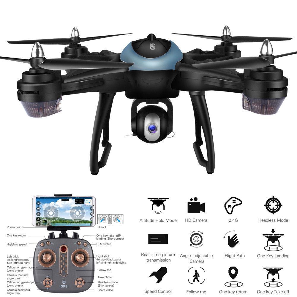 LH-X28GWF Dual GPS FPV Drone Quadcopter with 1080P HD Camera Wifi Headless Mode