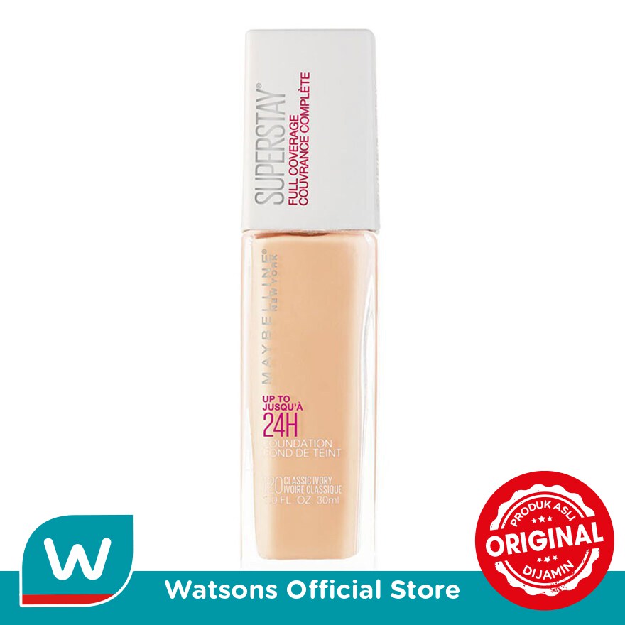 maybelline superstay foundation classic ivory