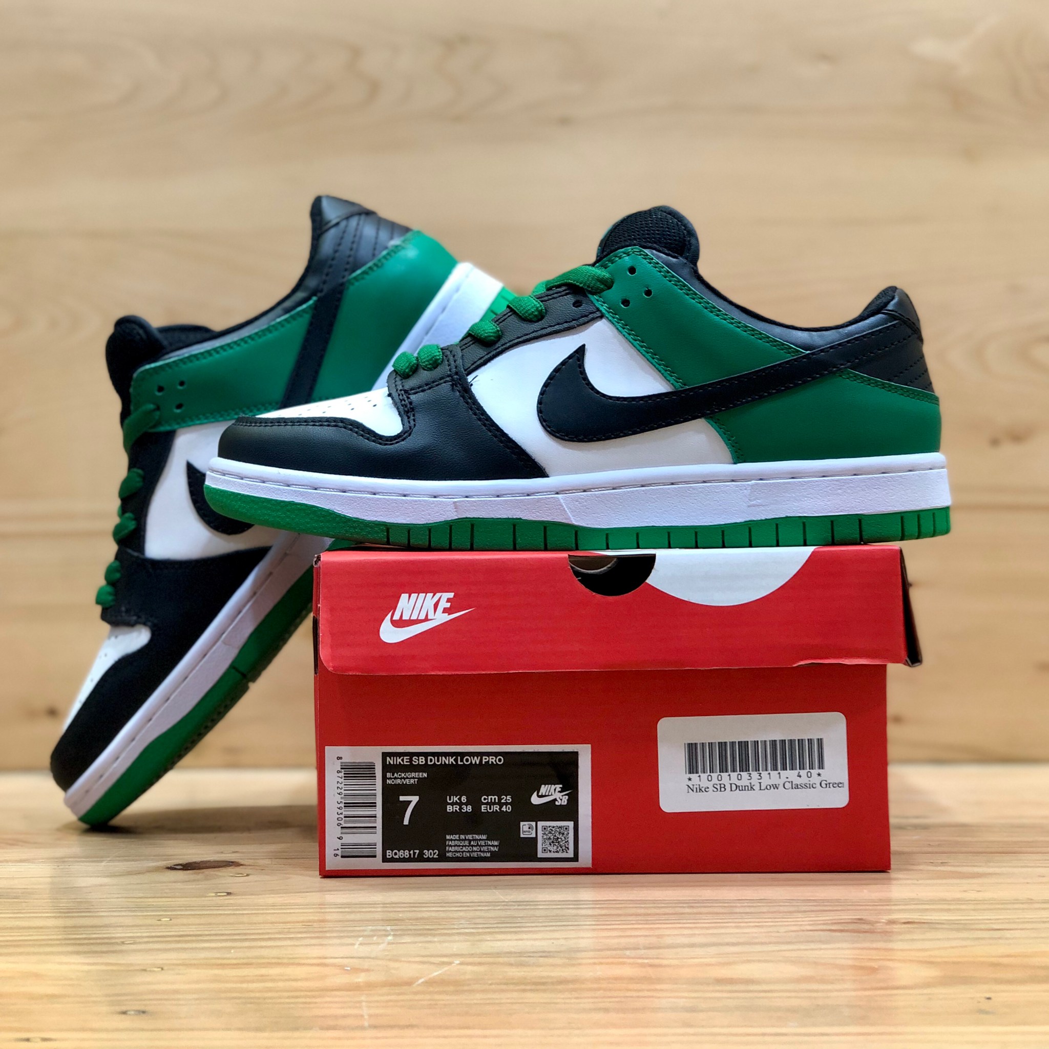 sb dunk green low