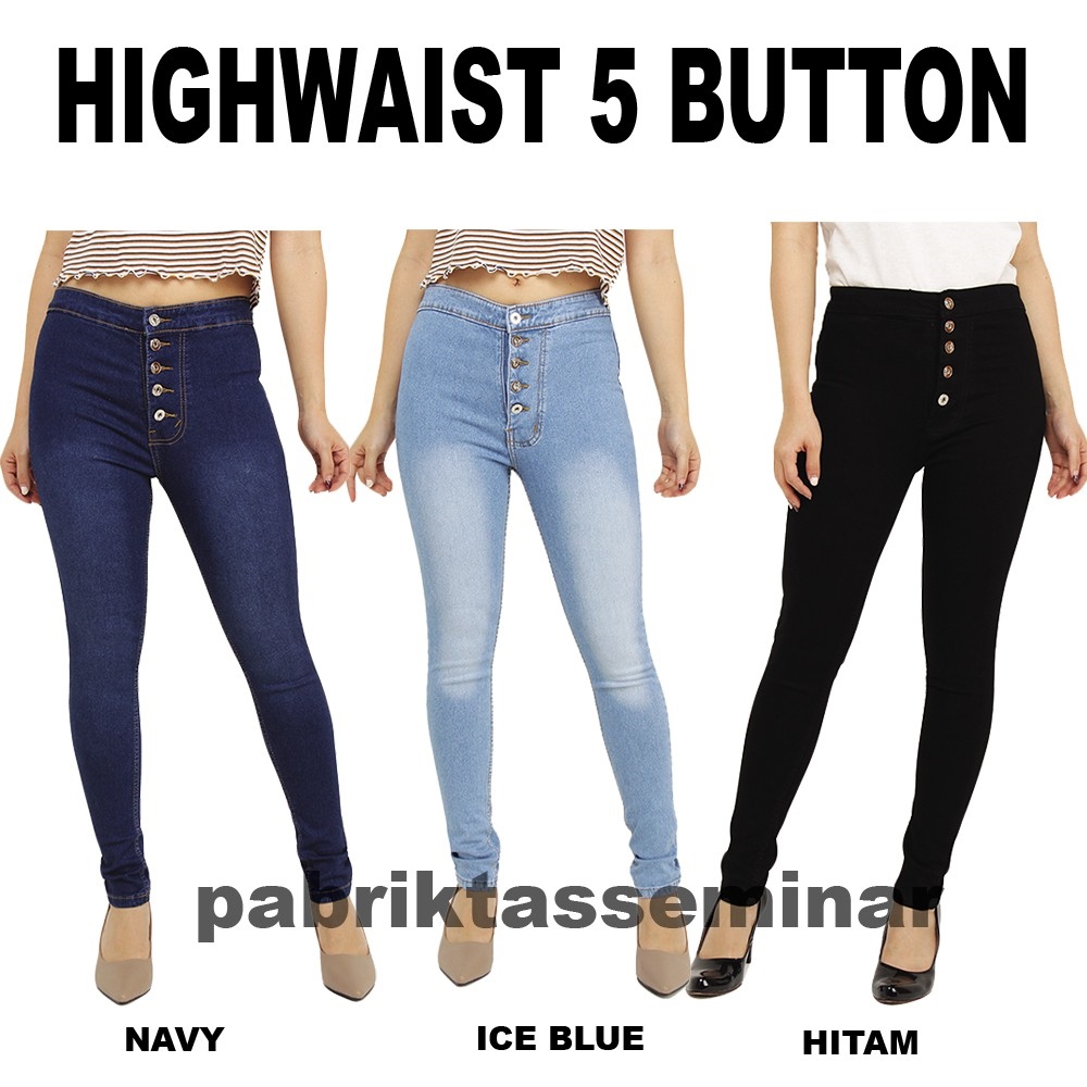 Harga 5 Kancing Celana Jeans Wanita 