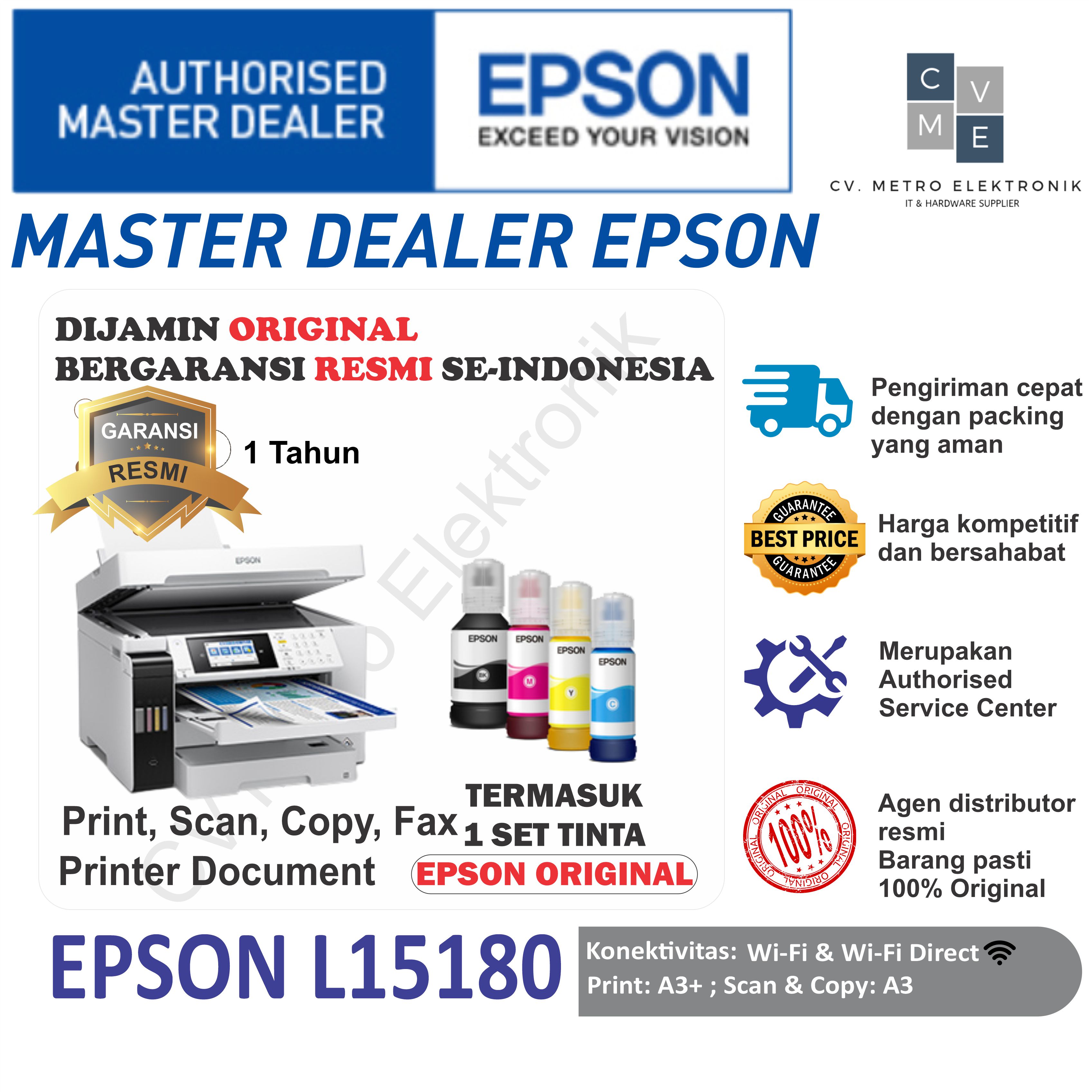 Harga Epson A3 Scan Copy Terbaru Juni 