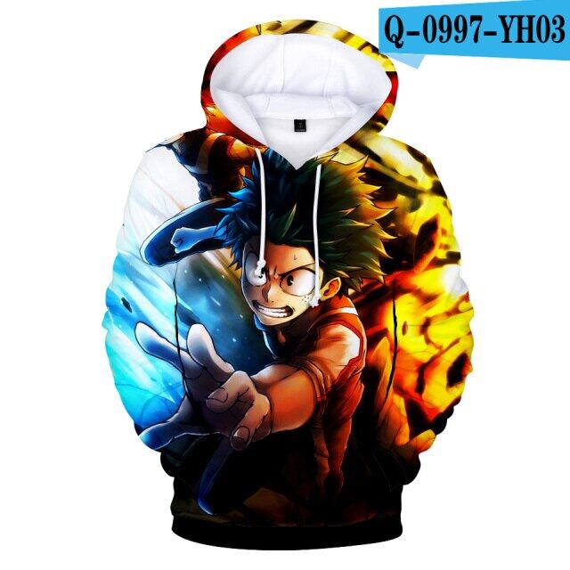 my boku no hero academia hoodie