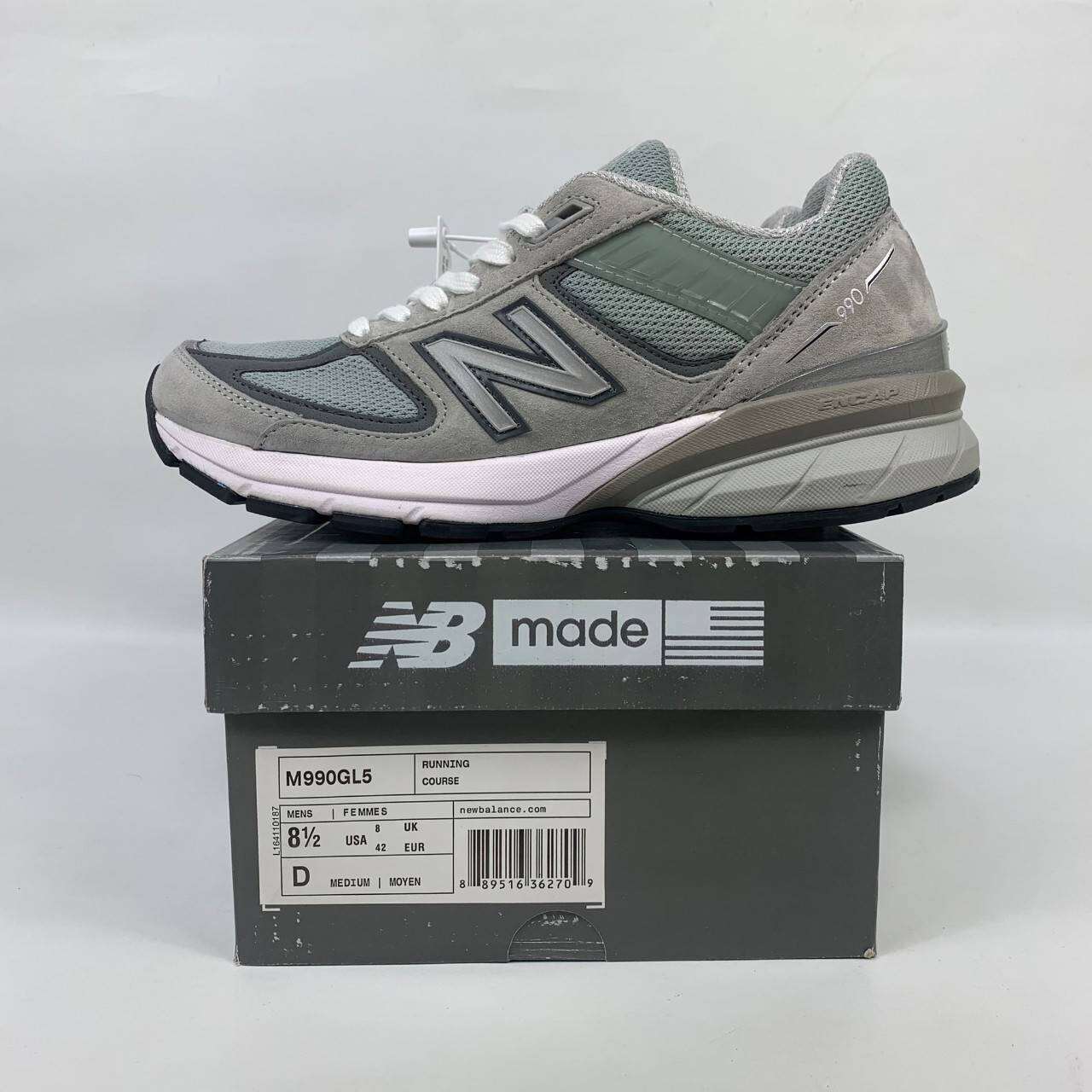 new balance 990v5 kool grey black