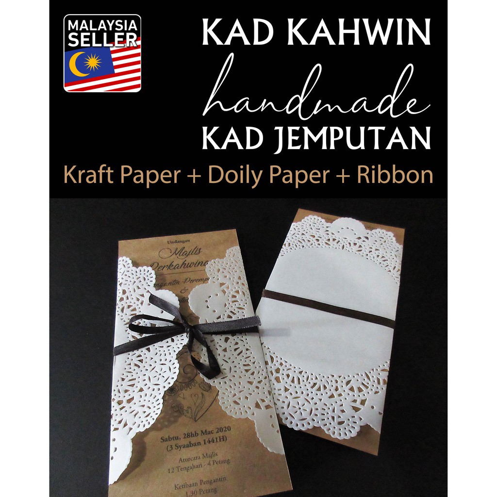 Kad Kahwin Kraft Paper Price Promotion May 2021 Biggo Malaysia