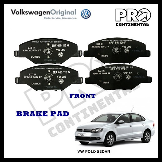 polo tsi brake pads price