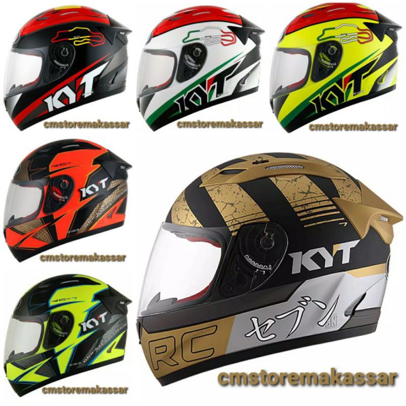 Kyt Rc7 Rc Seven Full Face Helmet Price Voucher May 2021 Biggo Philippines