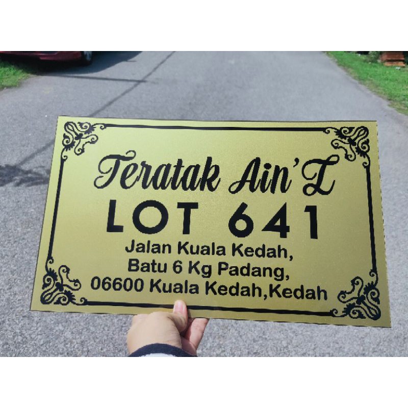 House Number Plate Sticker Price Promotion Nov 2021 Biggo Malaysia