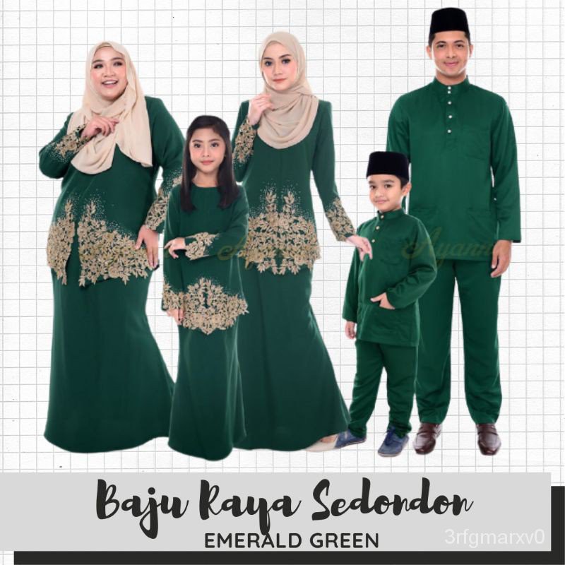 Baju Raya Sedondon Family Hijau Price Promotion Nov 2021 Biggo Malaysia