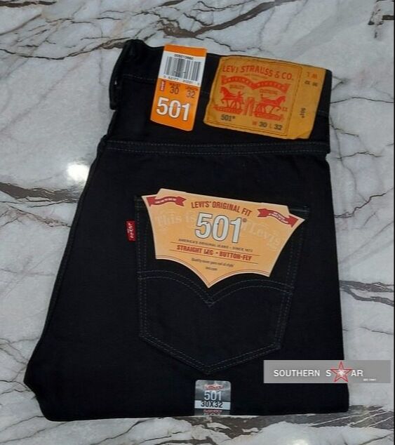 levi's super black 501