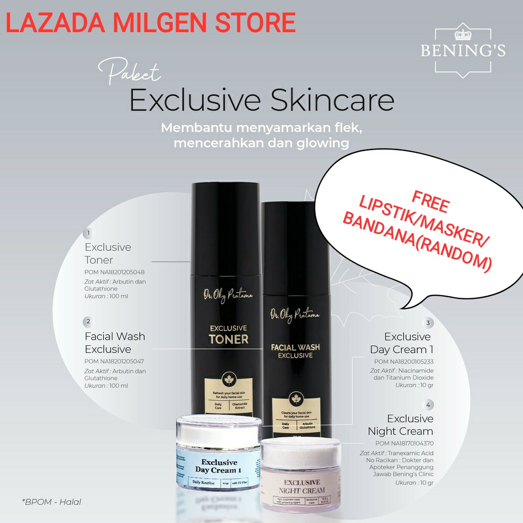 Harga Bening Clinic Skincare Paket Dr Oky Terbaru Agustus 2021 | BigGo