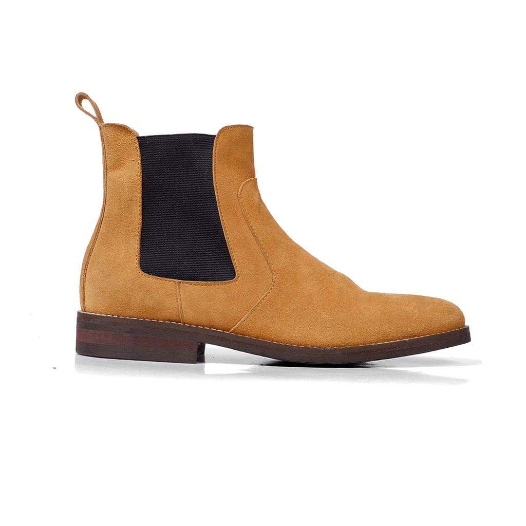 suede chelsea boots tan