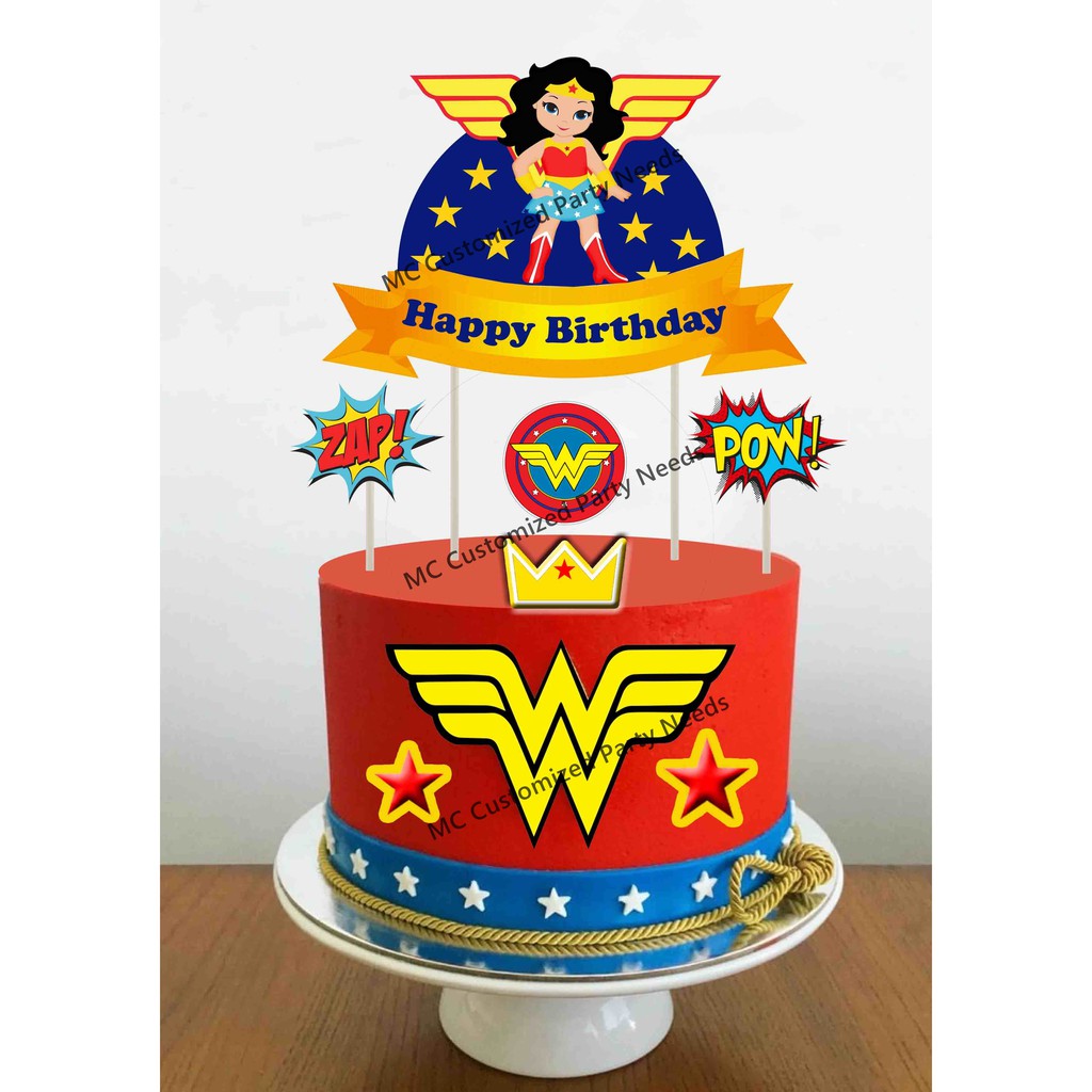 Wonder Woman Cake Topper Price Voucher Nov 2021 Biggo Philippines