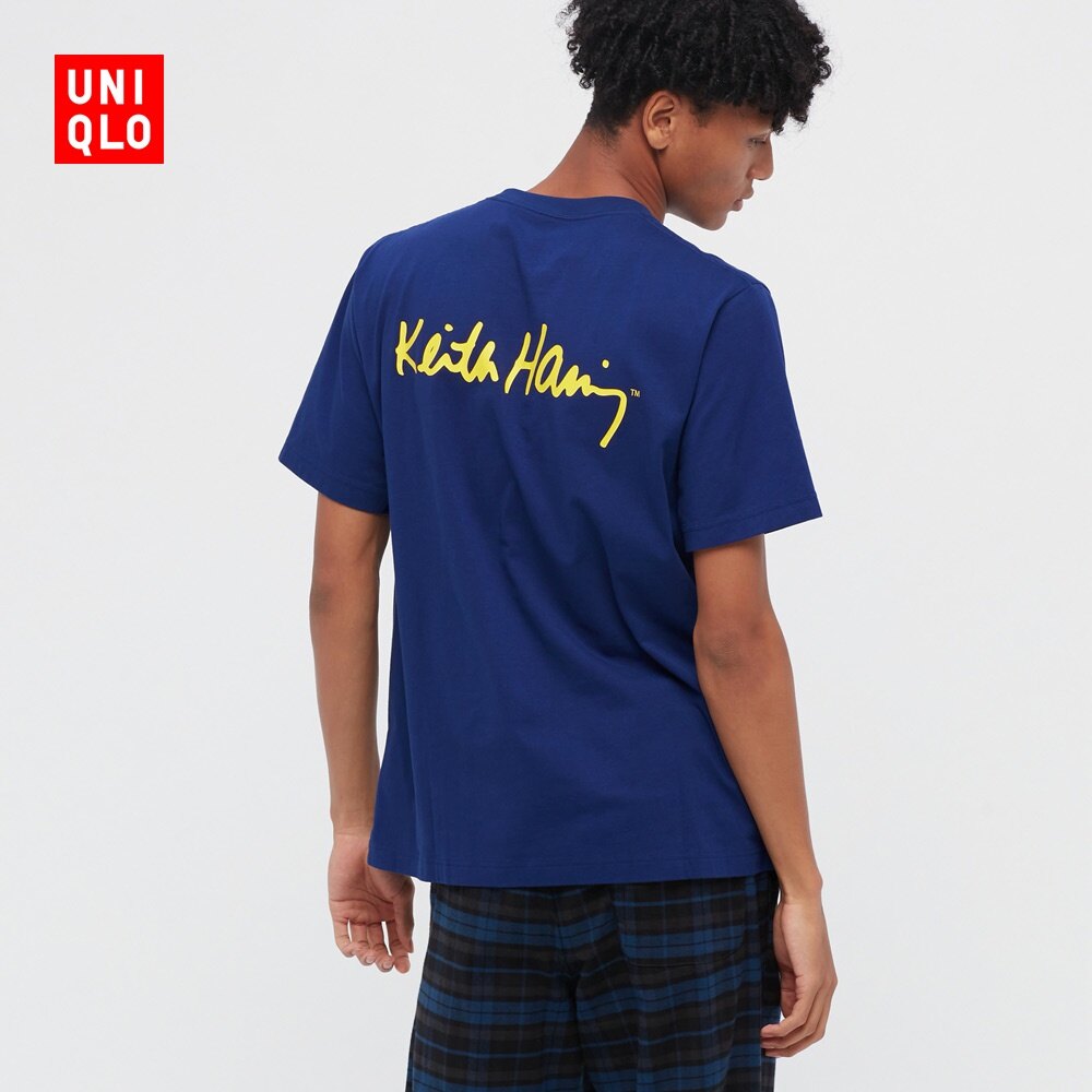 uniqlo keith haring moletom com capuz