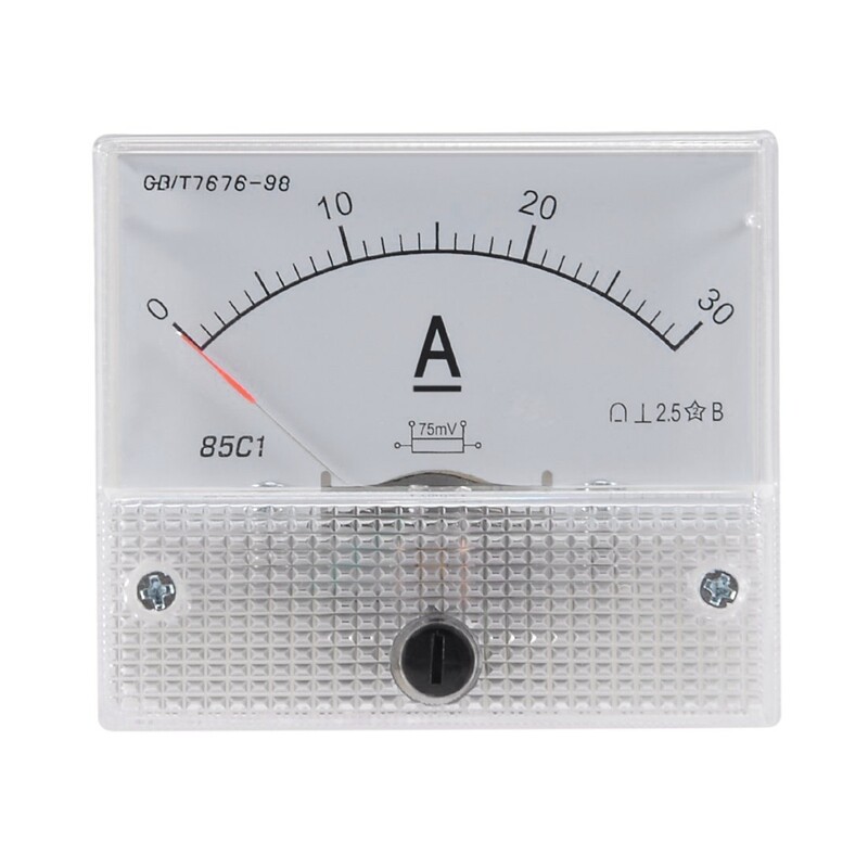 Business, Office & Industrial Ammeters DC 5A Analog Panel AMP Current