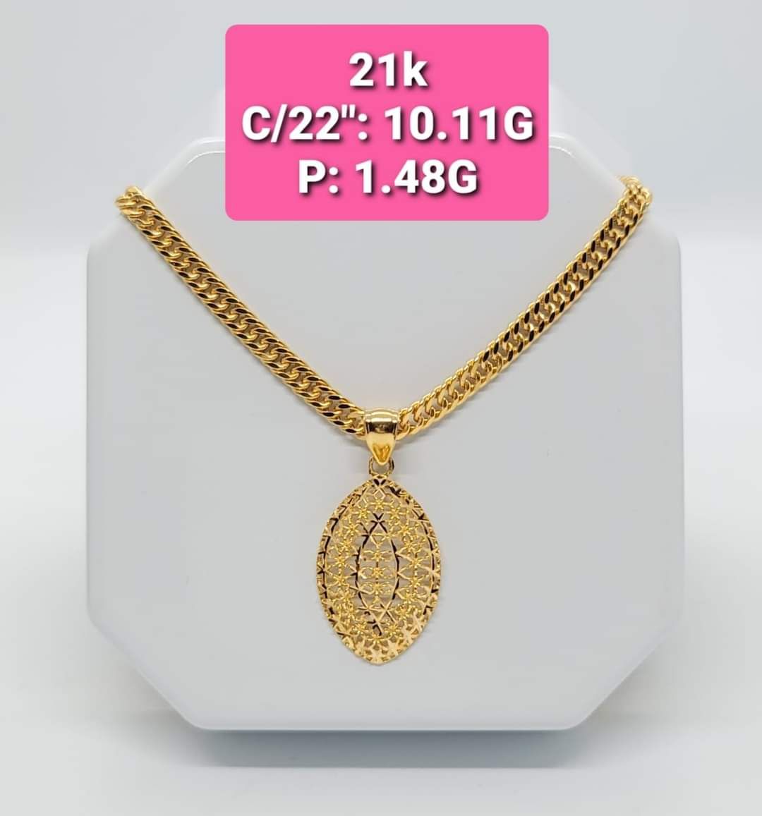 21k Gold Pawnable Necklace Price & Voucher - BigGo Philippines