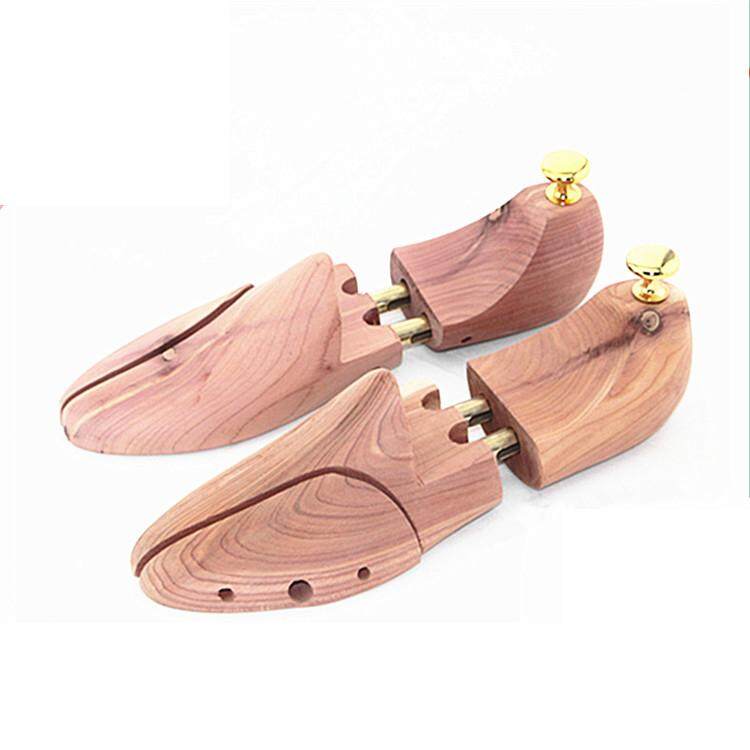 Pair Cedar Wood Shoe Tree Stretcher Shaper Adjustable Men/'s US 11-12