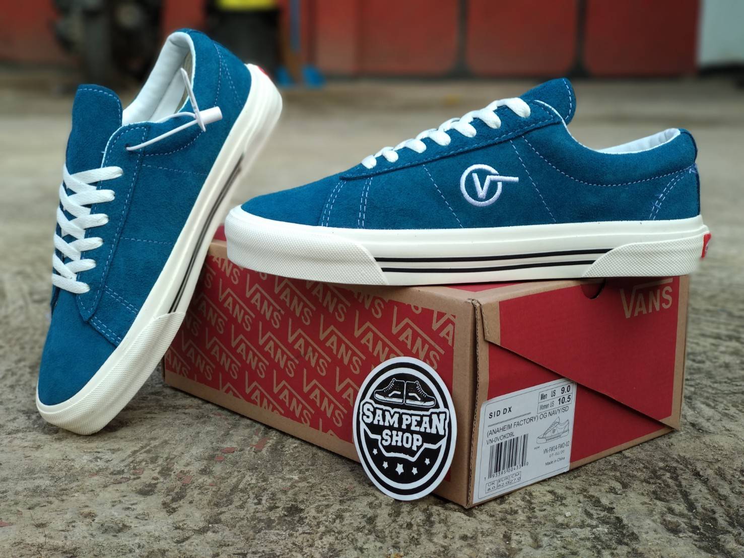 vans sid dx blue