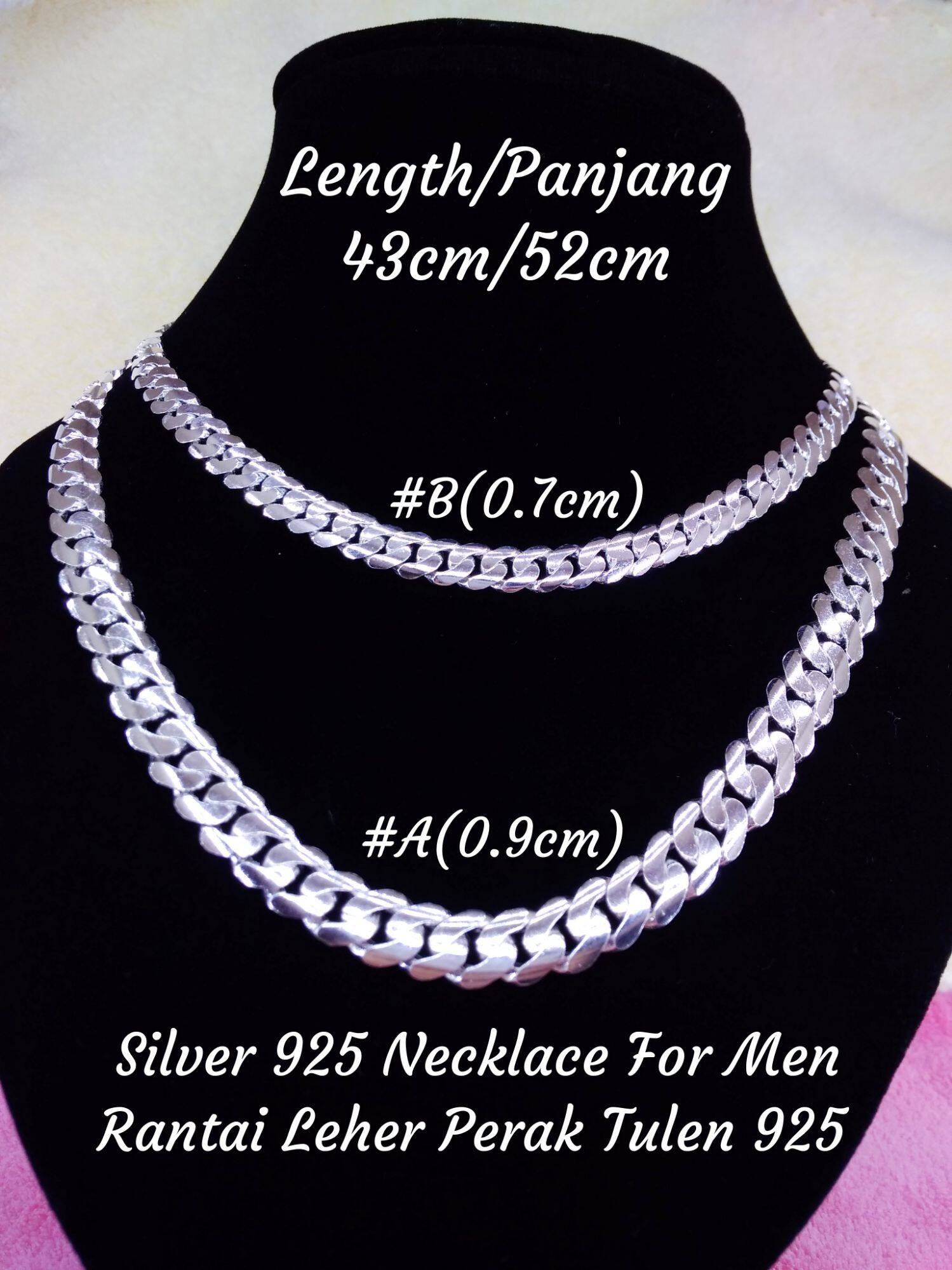 Silver Necklace For Men Price Promotion Oct 2021 Biggo Malaysia