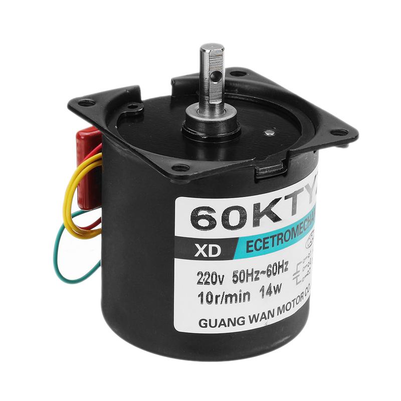 AC 220V 14W High Torque 50Hz Gear-Box 60KTYZ Synchronous Gear Motor Replacement