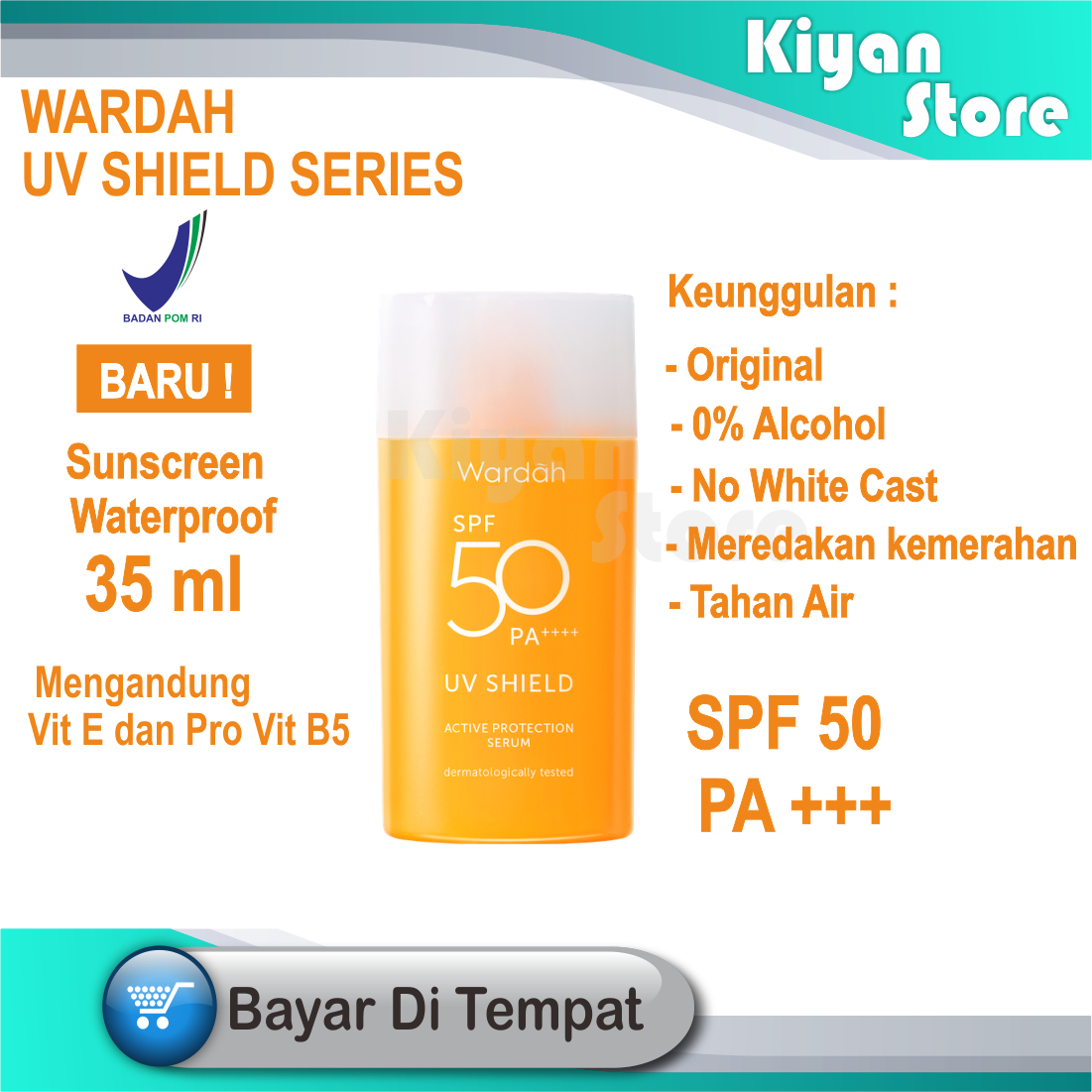 sunscreen glowing wardah