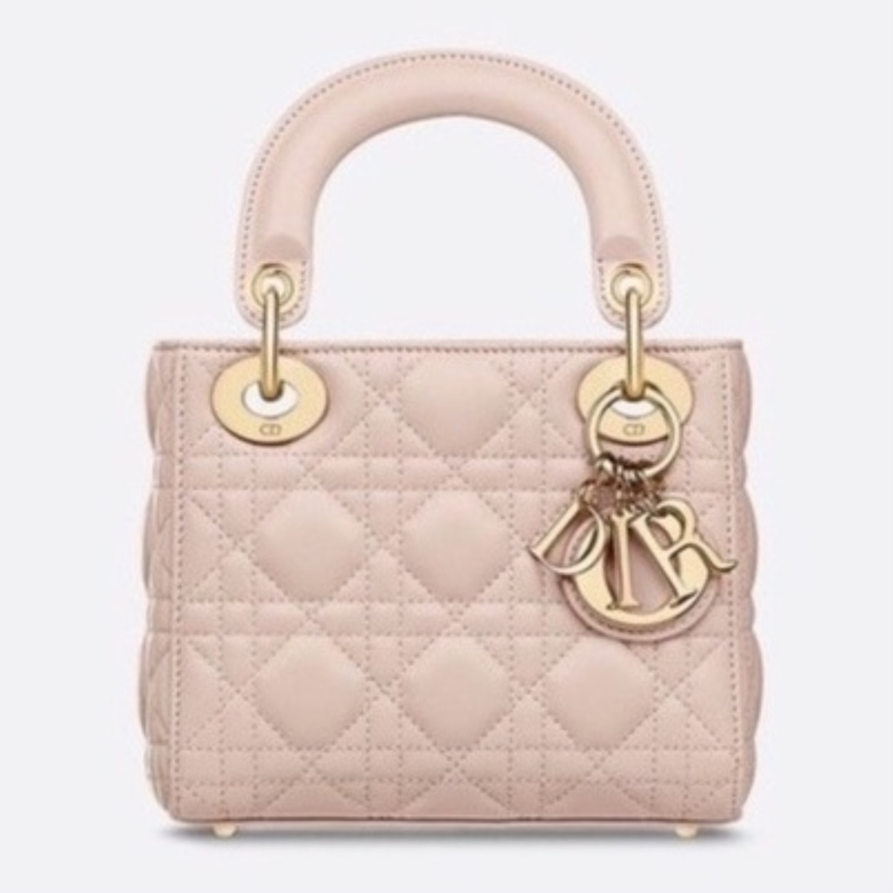 gold lady dior bag