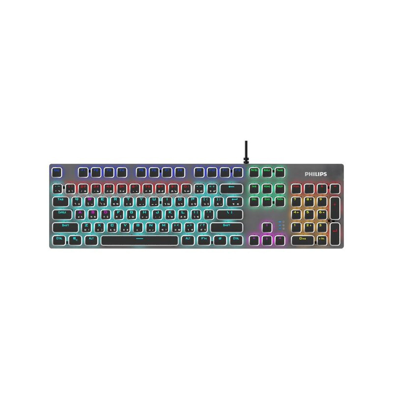 philips spk8404 wired mechanical gaming keyboard