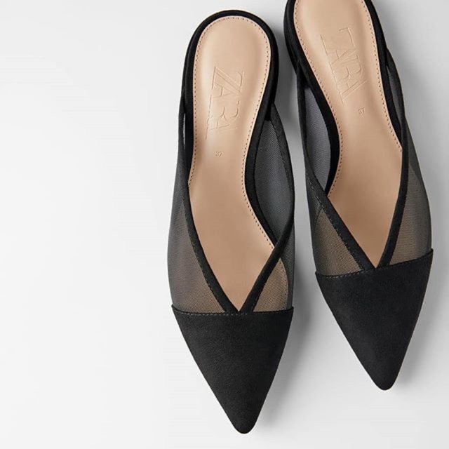 zara mules flat