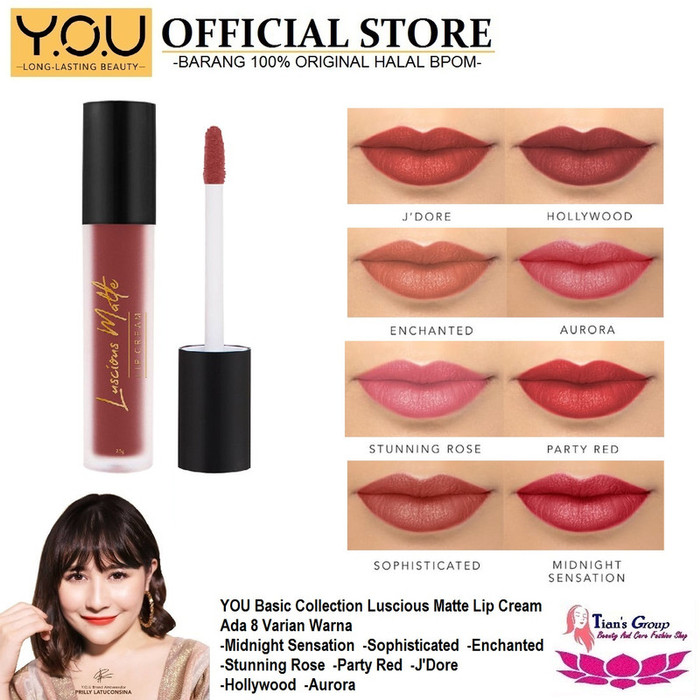 luscious matte lipstick you harga