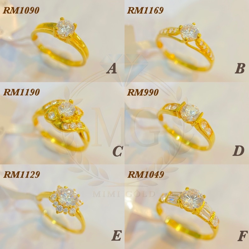 Cincin Emas 916 Batu Permata Price Promotion Nov 2021 Biggo Malaysia