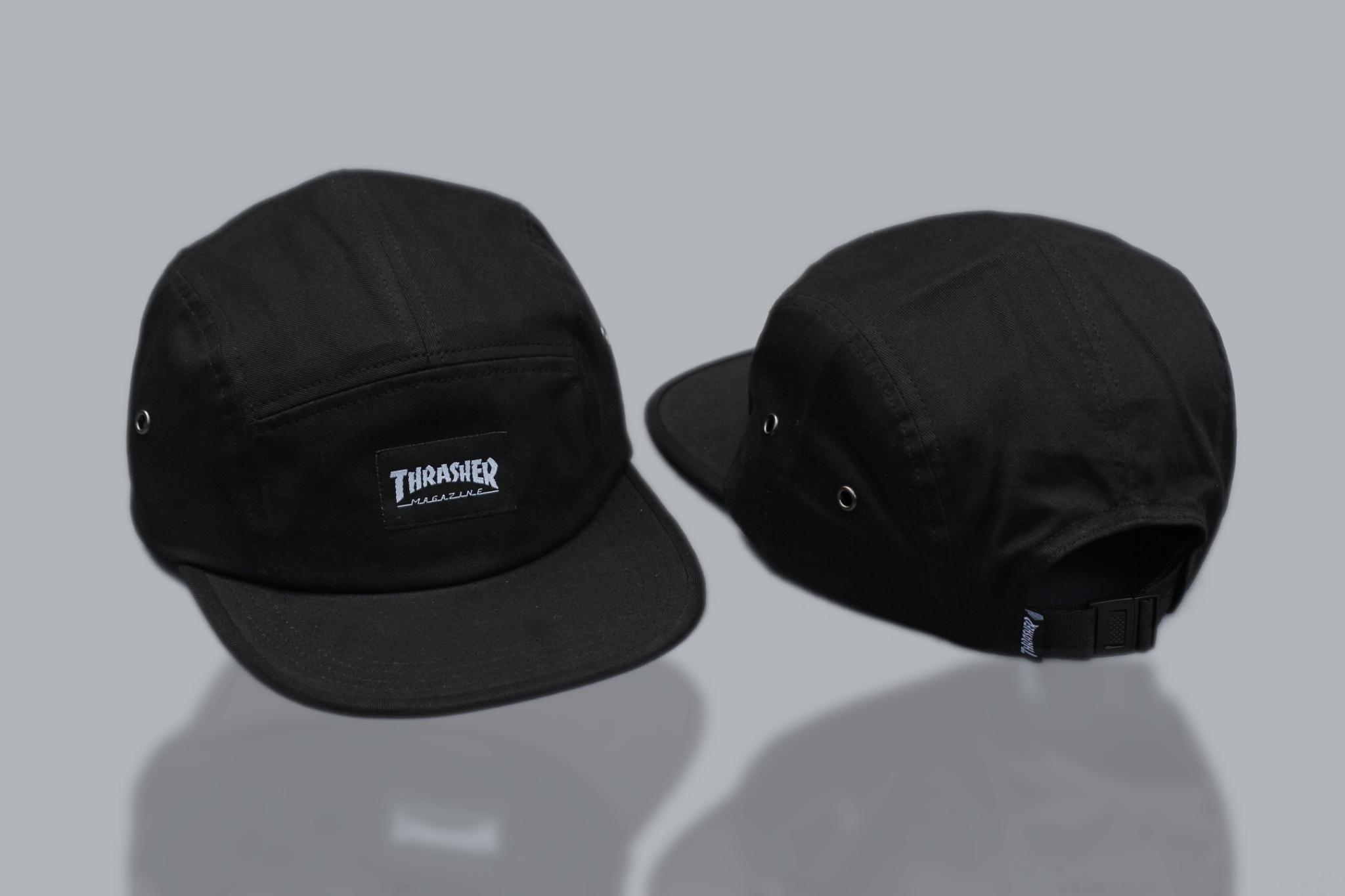 thrasher five panel hat