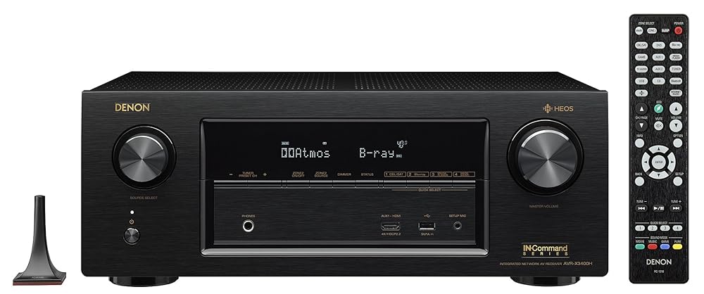 Denon AVR-S730H 7.2-Channel Network A//V Receiver with Built-In Wi-Fi Bluetooth