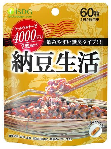 NEW売り切れる前に☆ ISDG 納豆生活 ナットウキナーゼ4000FU 60粒