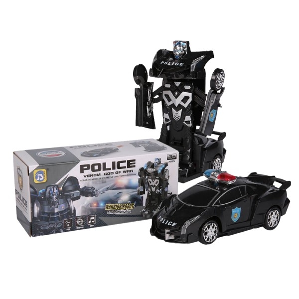 transformer police car toy