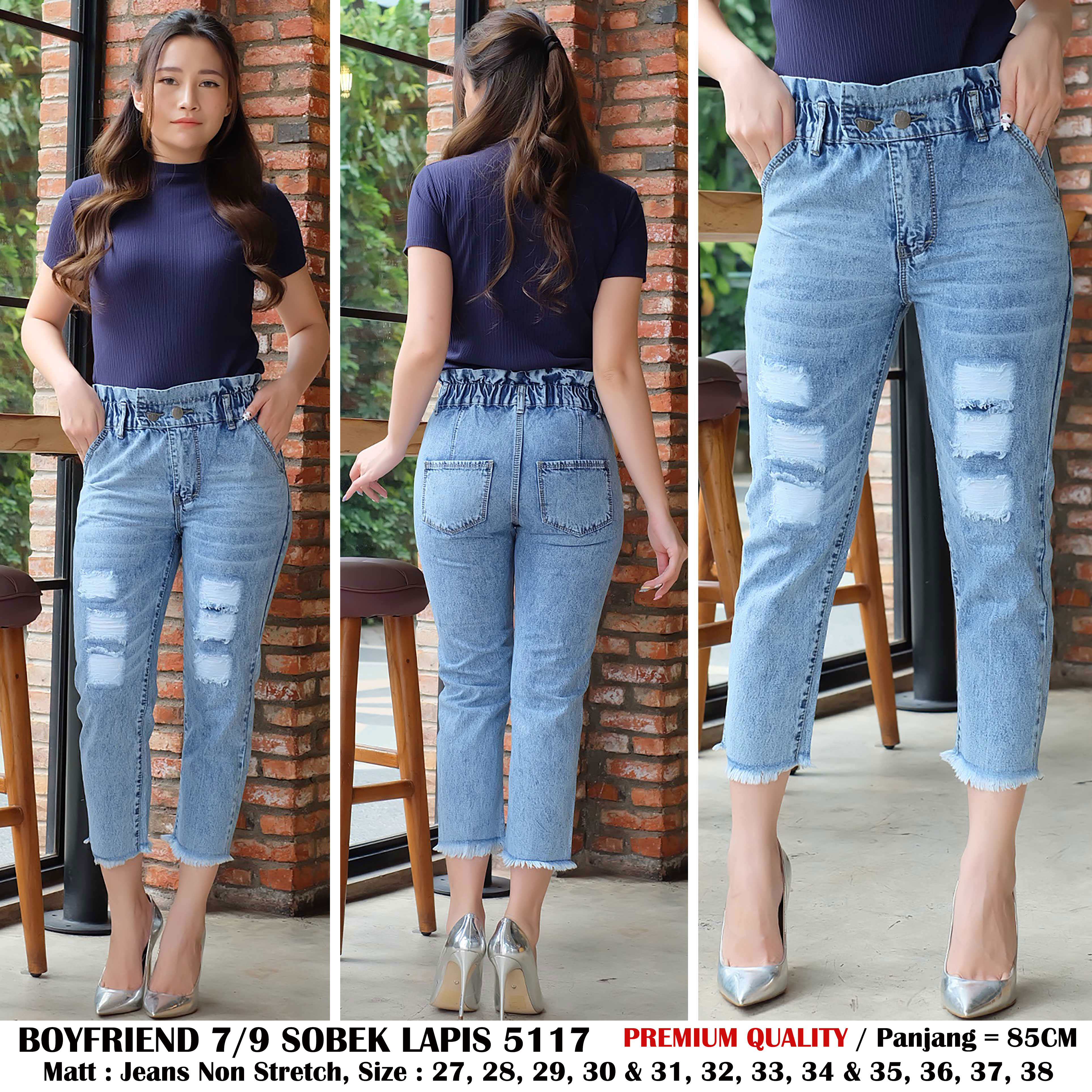 Harga Jeans Boyfriend Wanita Premium 