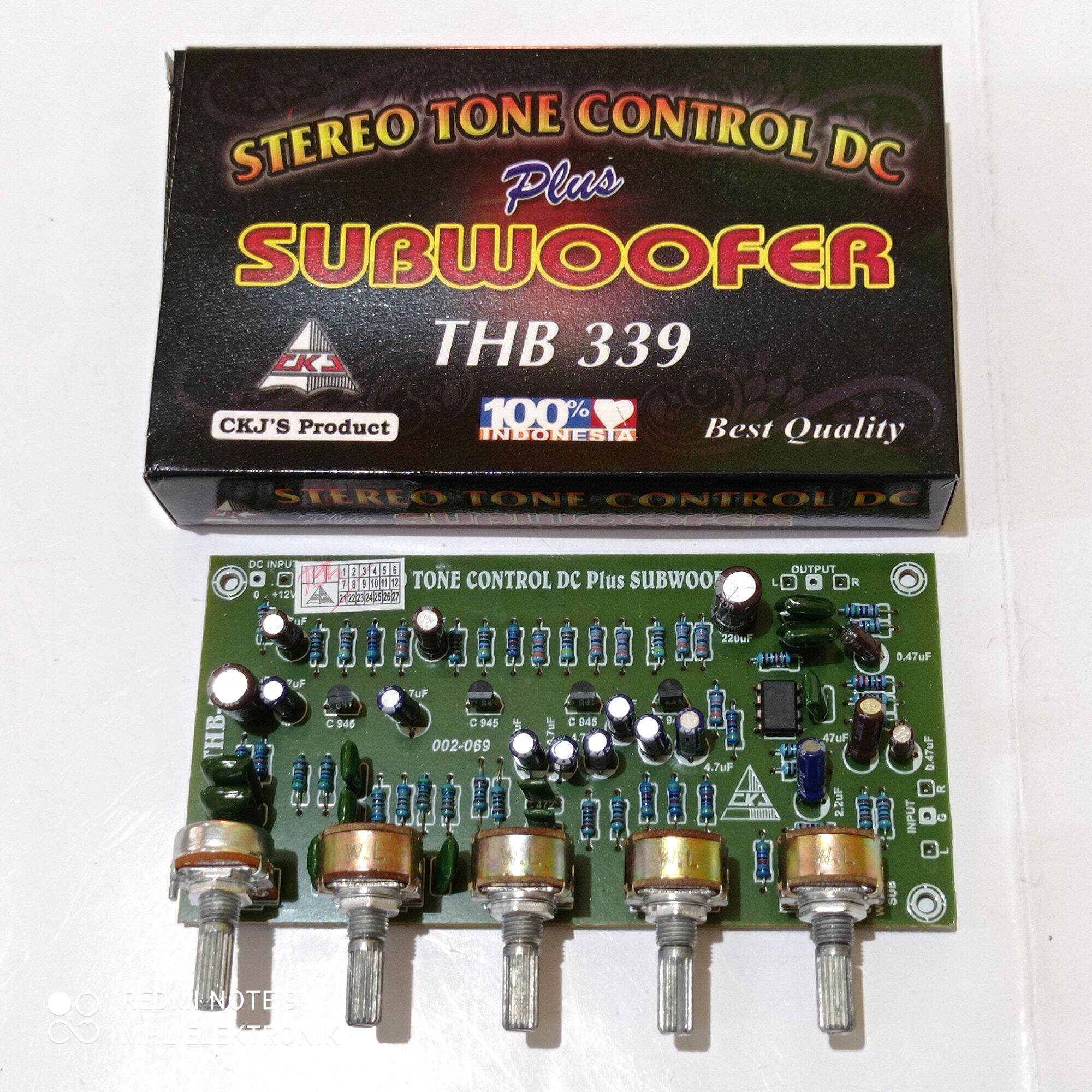 Tone Control Stereo Plus Subwoofer DC 