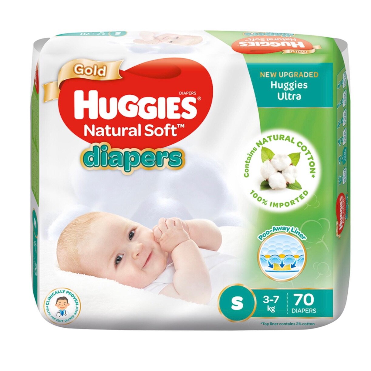 huggies gold natural soft