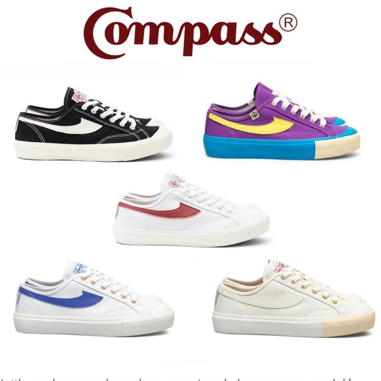 Harga Compass Gazelle LOW White RED 