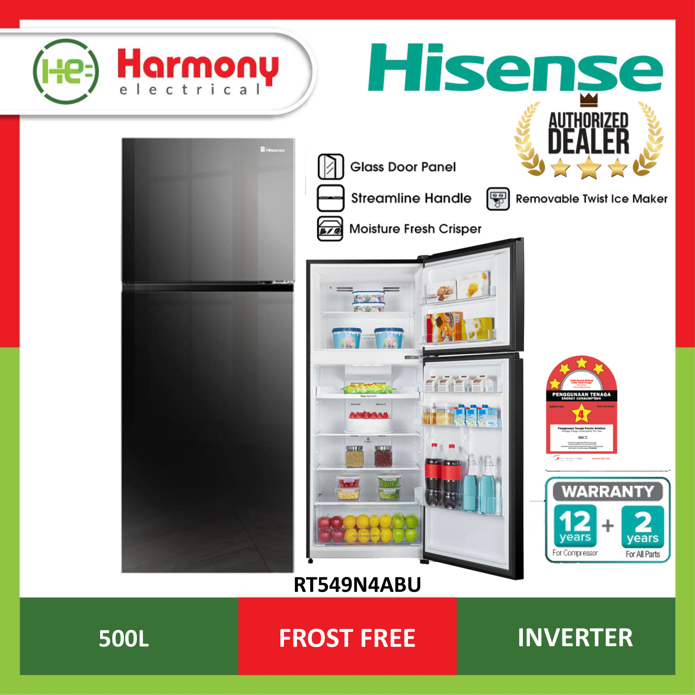 hisense rt486n4fbv