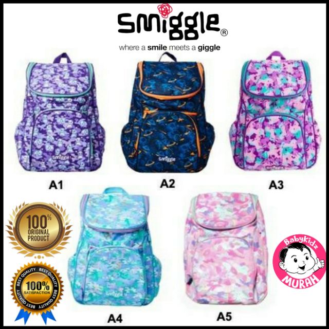 smiggle beg sekolah