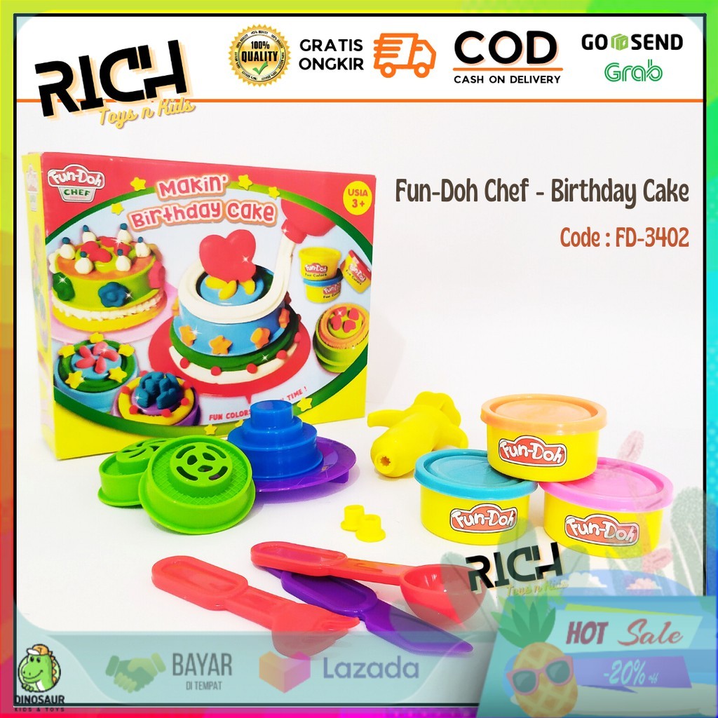 play doh cake set