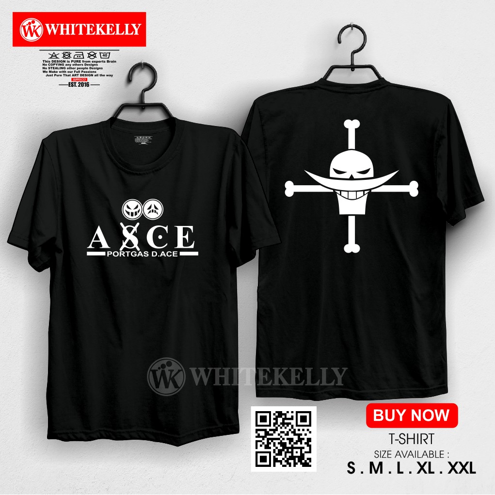 One Piece Tshirt Ace Terbaru Mei 2022 
