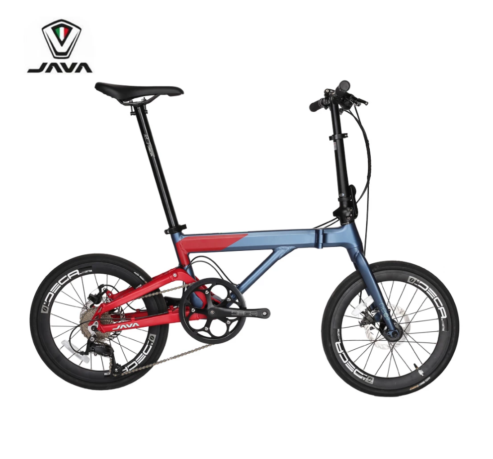 java neo carbon folding bike