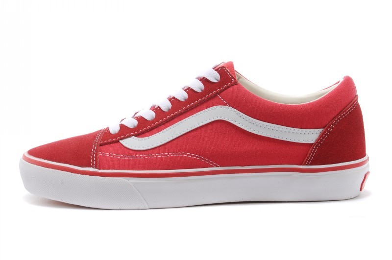 Vans old skool daim rouge Clearance