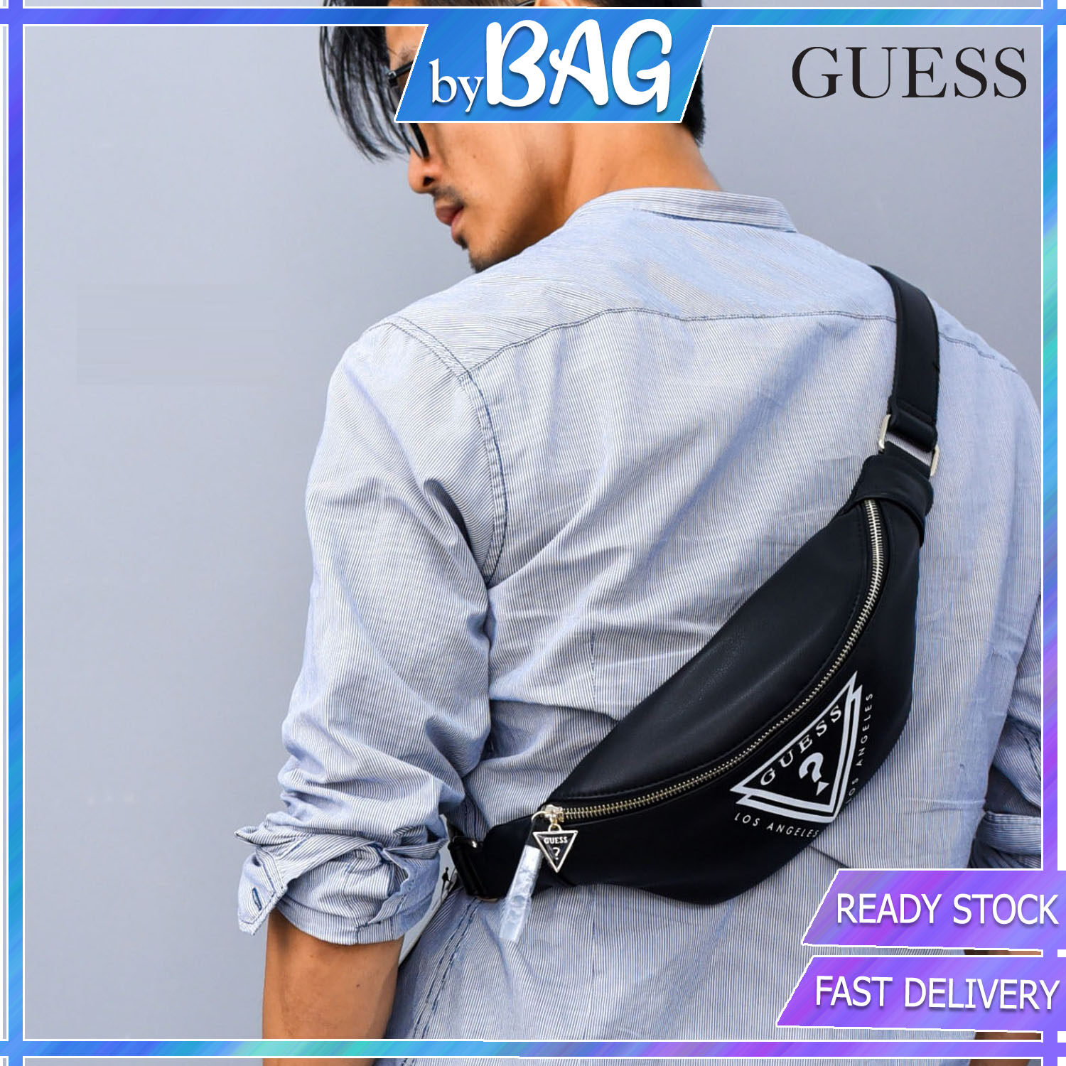 guess sling bag mens
