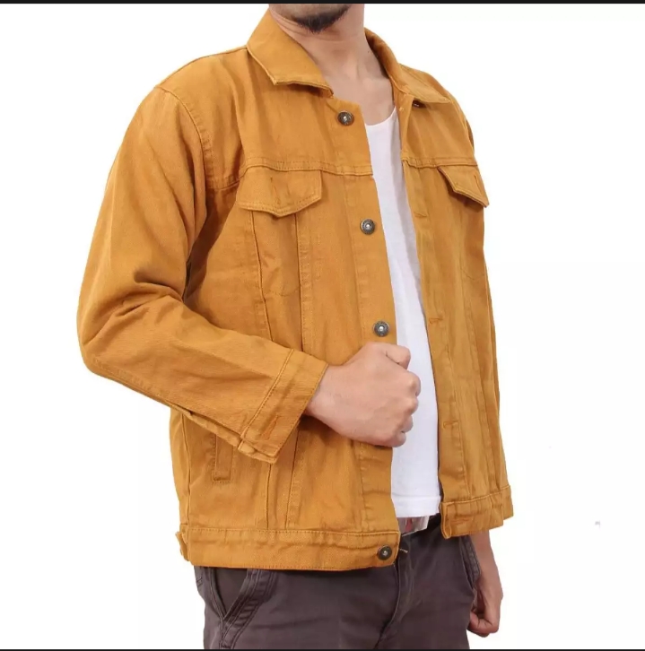 jaket levis mustard