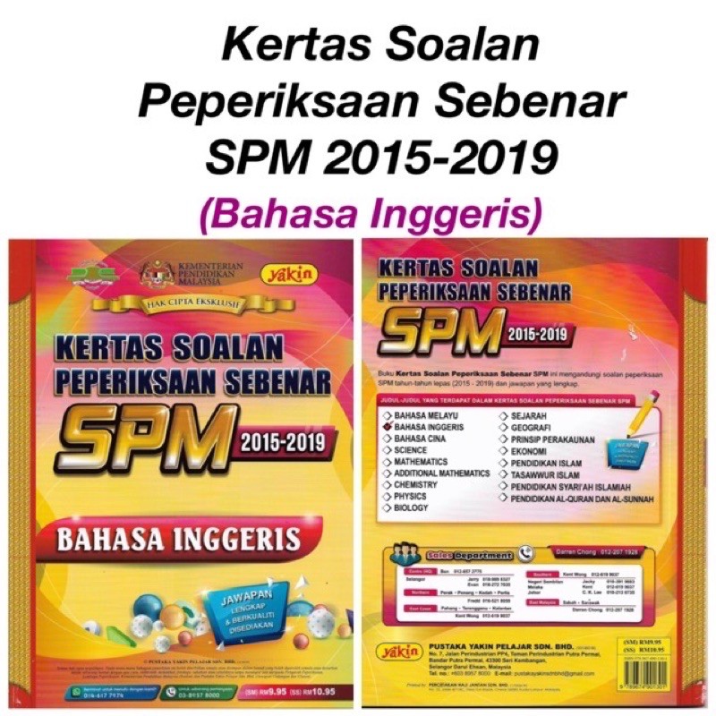 Kertas Soalan Sebenar Spm 2019 Price Promotion Nov 2021 Biggo Malaysia