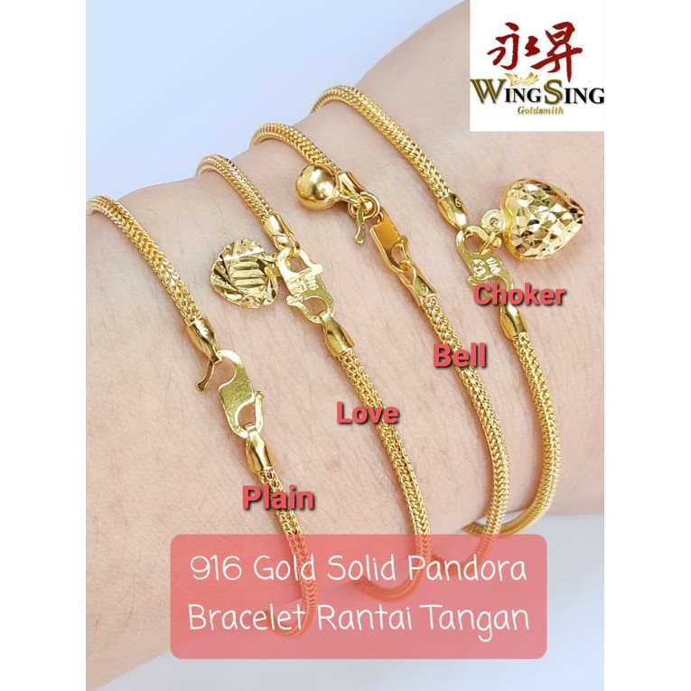 916 Gold Charm Bracelet Price Promotion Jun 21 Biggo Malaysia